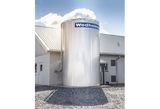 Резервуар для охлаждения молока 10000-40000 литров, вертикальный закрытый